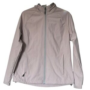 New Balance Sportstyle Jacket Hooded Lightweight Water Resistant Light Pink Sz M